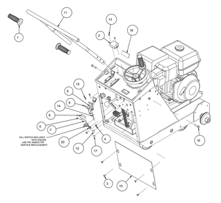 Part Location Diagram of 169261 MK Diamond Wire Harness, Gx390, Honda